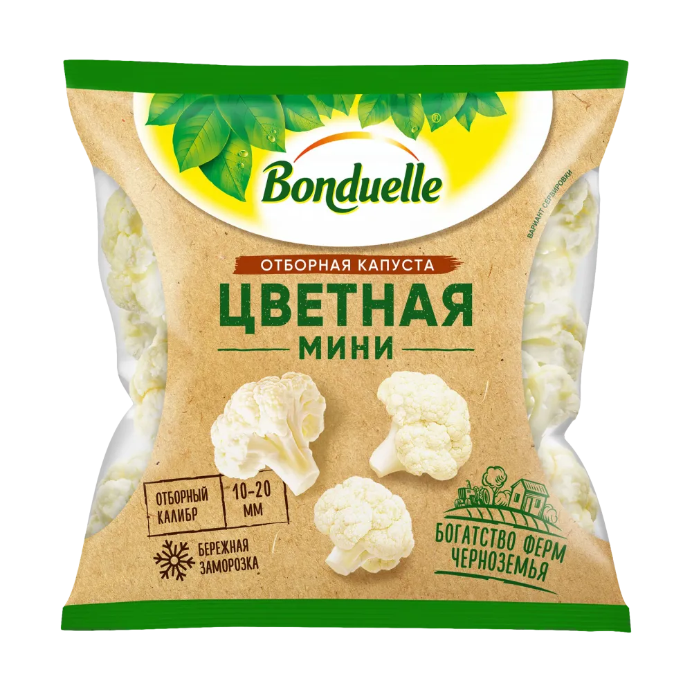 Bonduelle мұздатылған шағын түсті орамжапырағы, фермерлік, 300 г