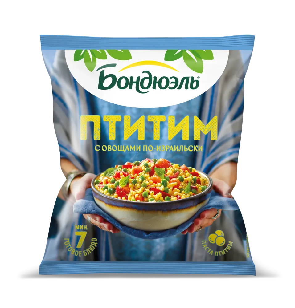 Bonduelle Птитим израильше көкөністері, тоңазытылған қоспа, 400 г