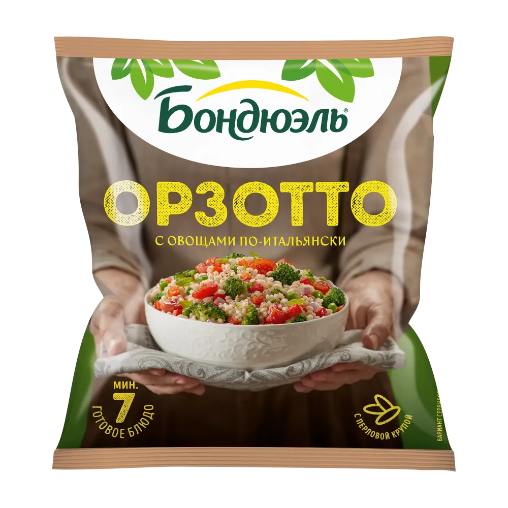 Bonduelle Итальянша орзотто мұздатылған көкөніс қоспасы, 400 г