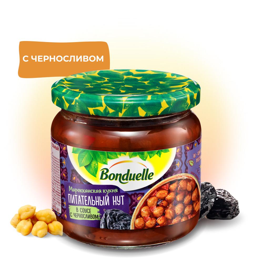 Нут консервированный Bonduelle, в соусе с черносливом, 360 г