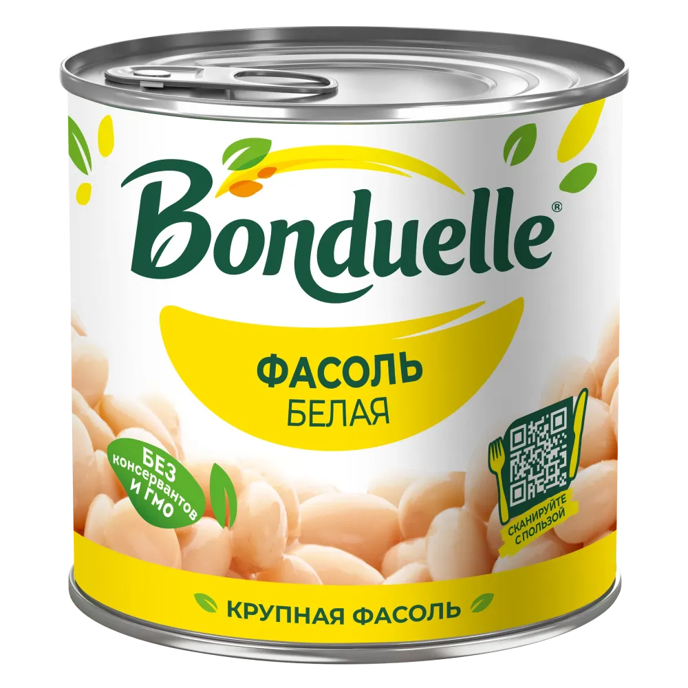 Bonduelle ақ консервіленген үрме бұршағы, 400 г