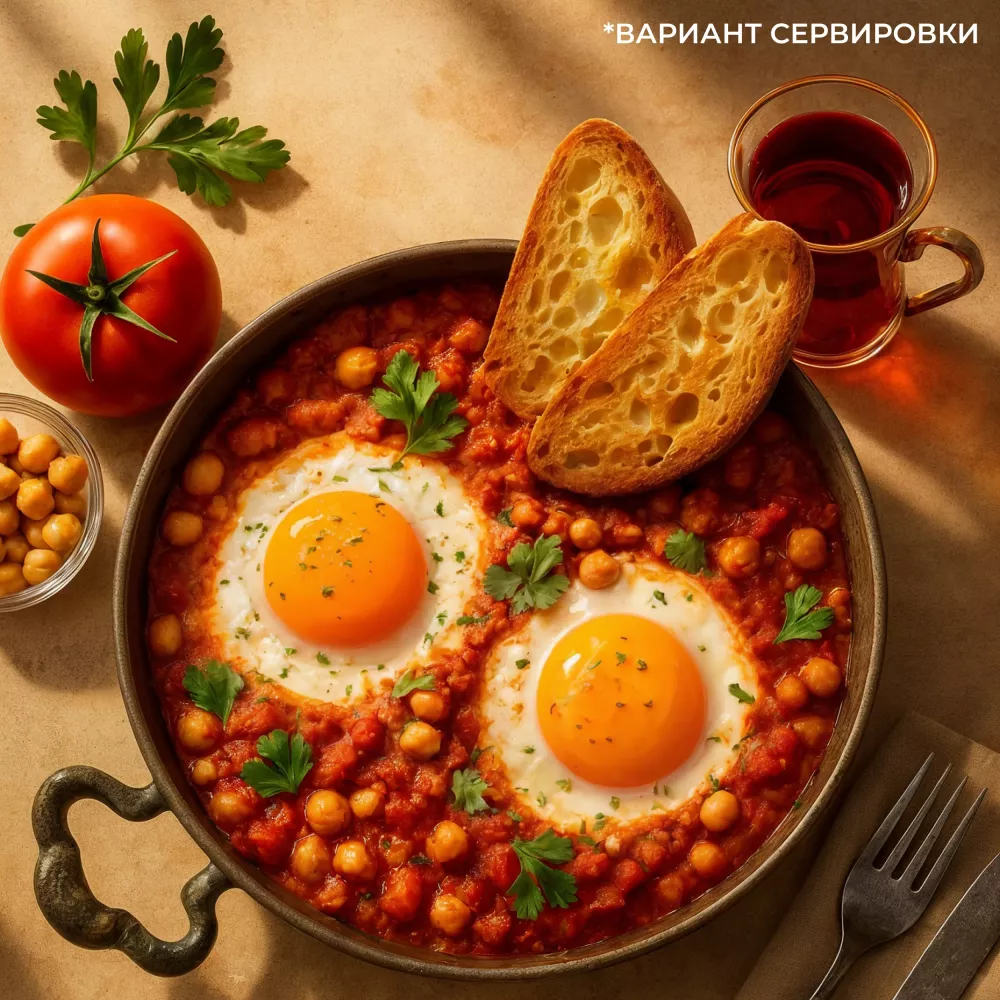 Бондюэль Овощи по-турецки с нутом "Шакшука"  0,2 кг
