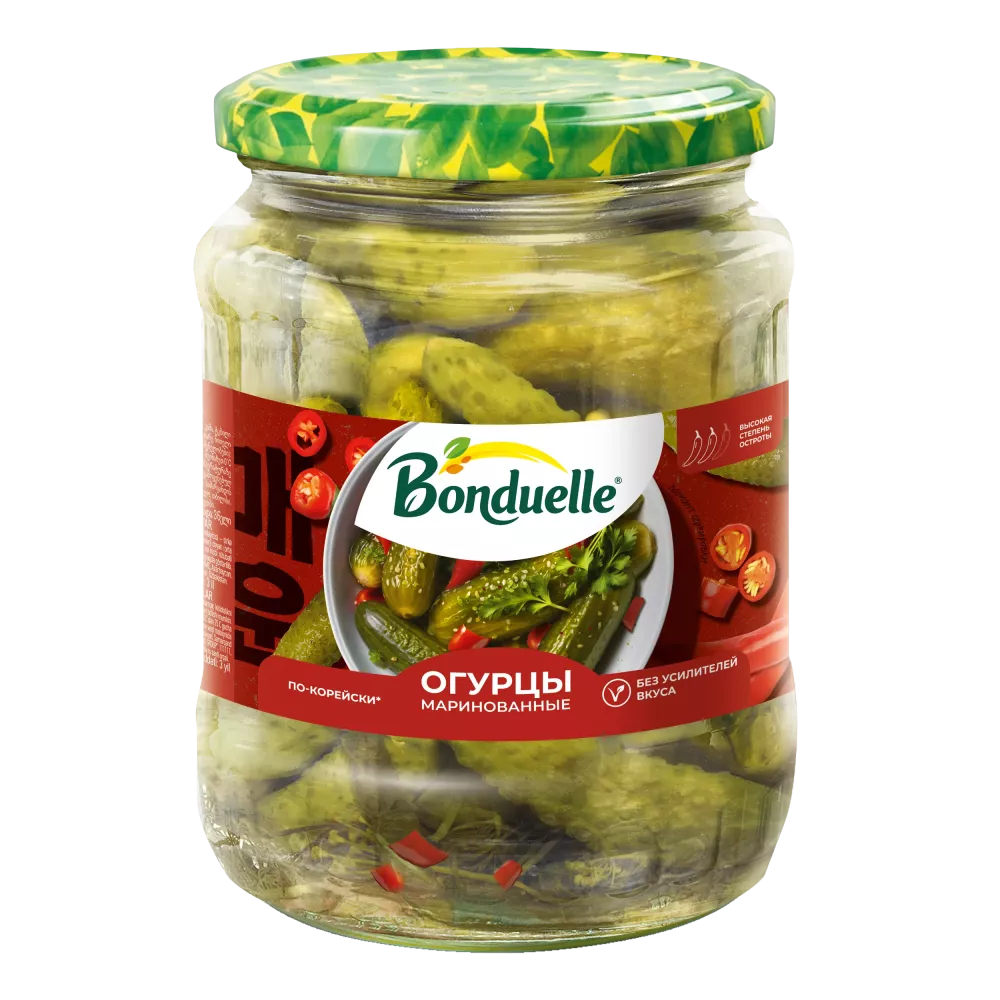 Bonduelle Кәрісше маринадталған қияр