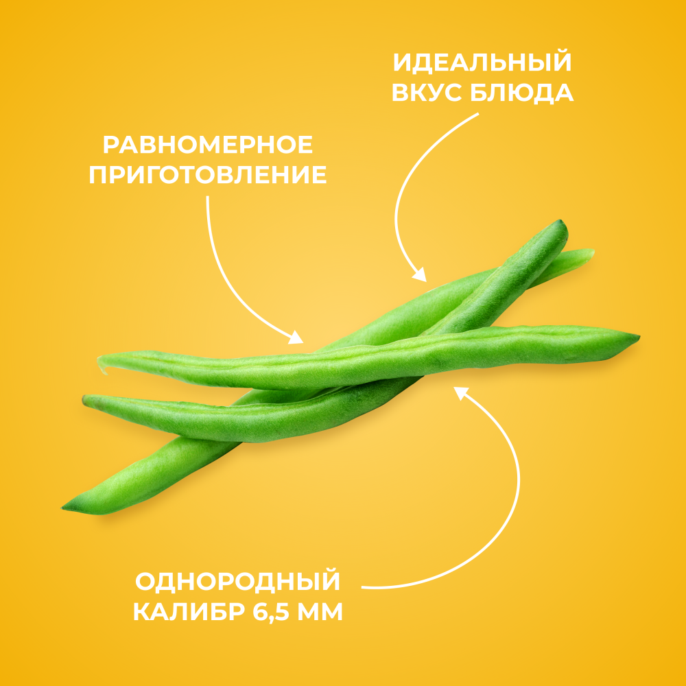 Фасоль замороженная Бондюэль фермерская, тонкая, 400 г