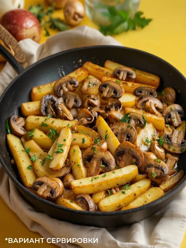 Картофель с грибами "А-ля рус" Бондюэль, смесь замороженная, 400 г