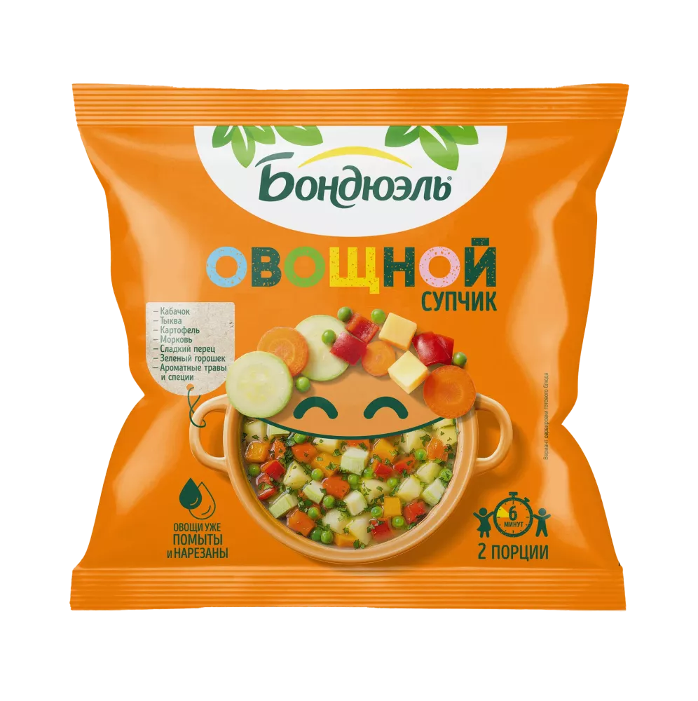 Овощной супчик Бондюэль, 200 гр