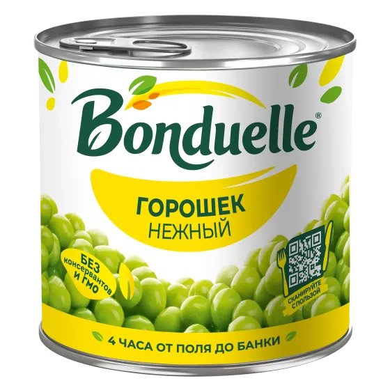 Bonduelle консервіленген бұршағы, жұмсақ, 400 г