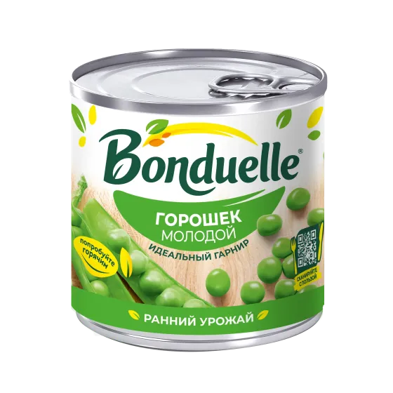 Bonduelle консервіленген бұршағы, балғын, 200 г