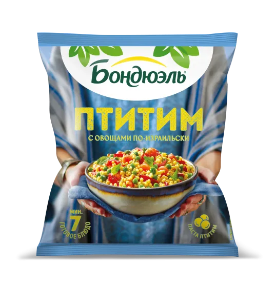 Bonduelle Птитим израильше көкөністері, тоңазытылған қоспа, 400 г
