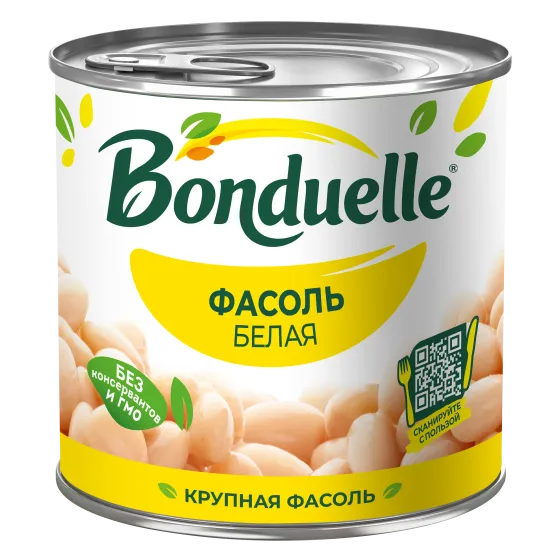Bonduelle ақ консервіленген үрме бұршағы, 400 г