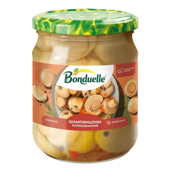 Шампиньоны маринованные Bonduelle, 500 г