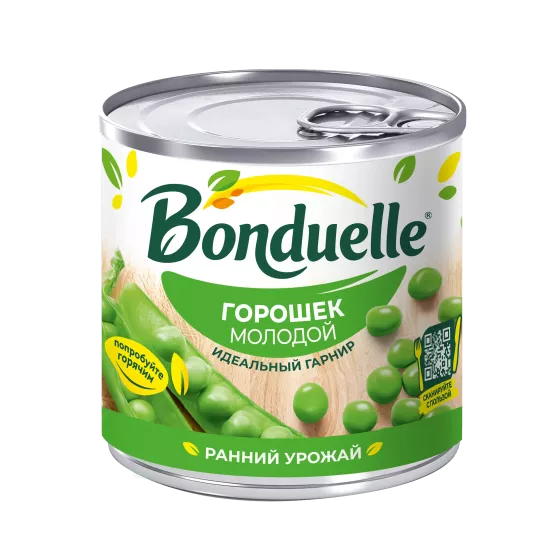 Bonduelle консервіленген бұршағы, балғын, 200 г