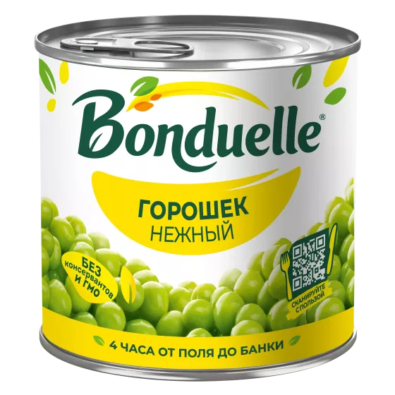 Bonduelle консервіленген бұршағы, жұмсақ, 400 г