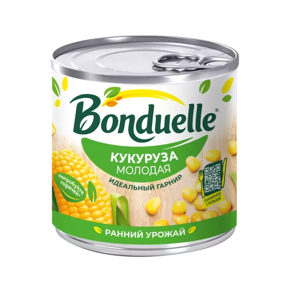 Балғын Bonduelle консервіленген жүгерісі, 170 г