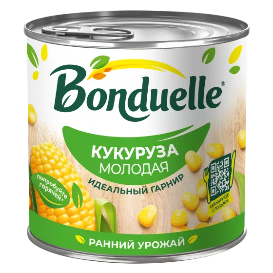 Балғын Bonduelle консервіленген жүгерісі, 340 г