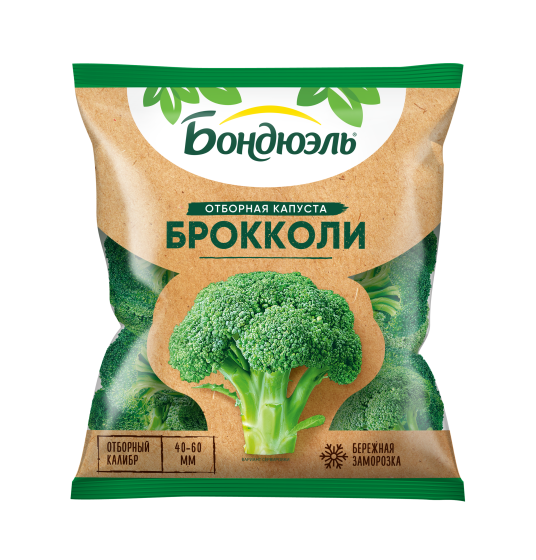 Bonduelle мұздатылған брокколи, фермерлік, 400 г