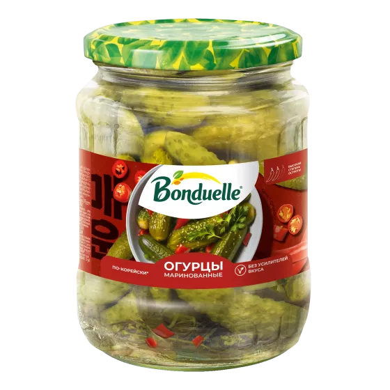 Bonduelle Кәрісше маринадталған қияр