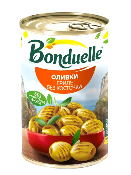 Bonduelle Оливки гриль без косточки 314 мл