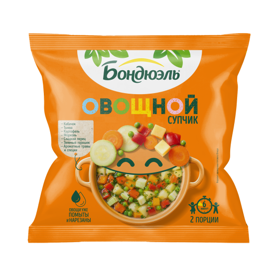 Овощной супчик Бондюэль, 200 гр