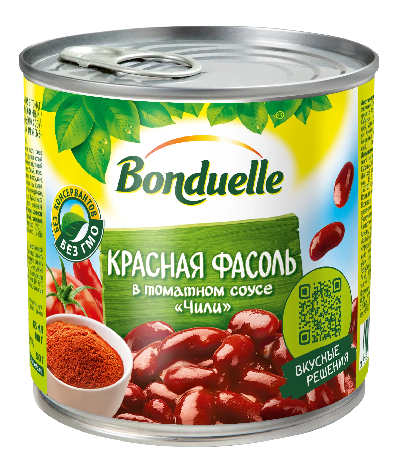 Красная фасоль в соусе «Чили» | Консервированные овощи продукты Bonduelle