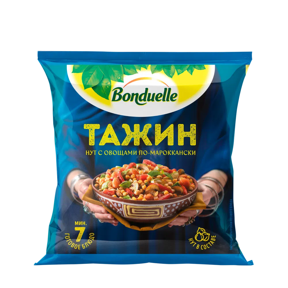 Нут с овощами по-мароккански «Тажин» | Замороженные овощи продукты Bonduelle